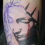 Tatouage Madonne en cours de réalistation