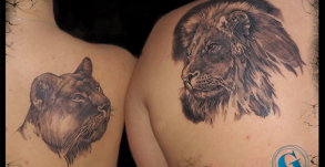 Tatouage Tattoo Animaux Noir et Gris Avignon