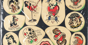 Planche de flashs traditionnels disponibles au Graphicaderme Avignon par Tamara Chaudesaigues.