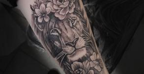 tatoueuse-tatoueur-vaison-la-romaine-vaucluse-joe-wild-graphicaderme-tatouage-lion