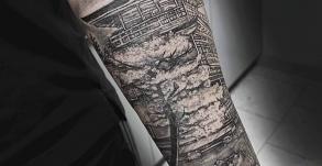 tatoueuse-tatoueur-vaison-la-romaine-vaucluse-joe-wild-graphicaderme-tatouage-temple-japonais
