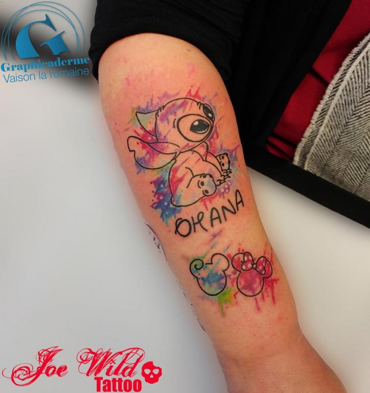 joe-wild-tatoueur-vaison-la-romaine-nyons-bollene-tatouage-graphicaderme-disney-aquarelle