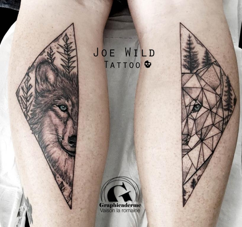 loup_tatouage_graphicadermevaisonlaromaine_tatoueuse_vaucluse_salon_vaison_la_romaine_nyons_carpentras_bollène_guitariste_tatouagelouptattoo_tatou_tatoo_animaux_avant_bras_joewild_joewildtattoo