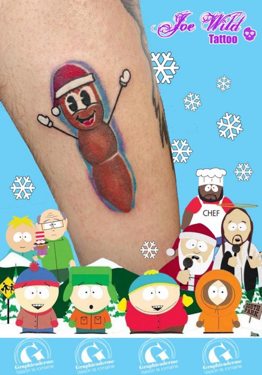 meilleur_tatoueur_vaison_la_romaine_vaucluse_joe_wild_graphicaderme_monsieur_hankey_south_park_petit_caca_noel