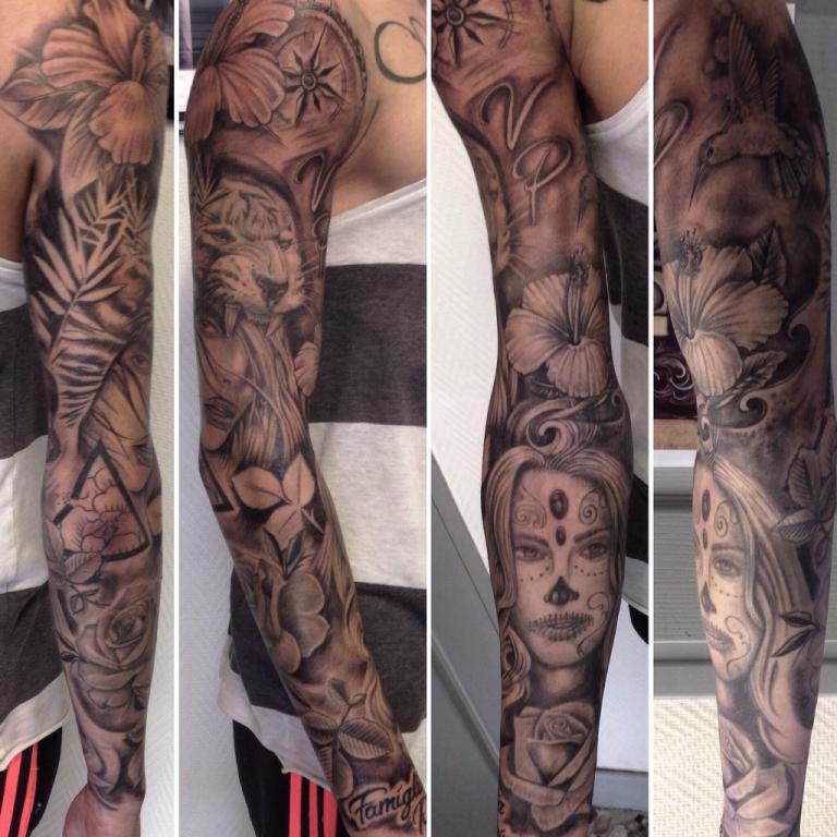 tatouage_noir_et_gris_famille_steven_chaudesaigues_studio_graphicaderme_avignon