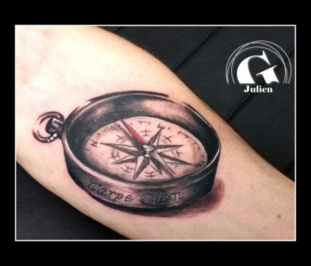 Tatouage Boussole Et Rose Des Vents Graphicaderme