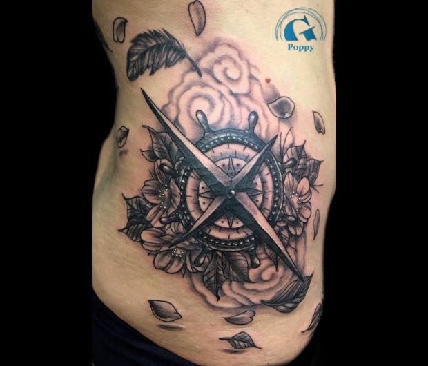 Tatouage Boussole Et Rose Des Vents Graphicaderme Tatouage Boussole Et Rose Des Vents Graphicaderme