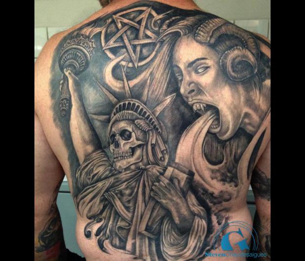 tatouage dos homme | graphicaderme