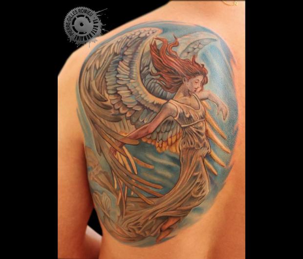 Tatouage Ange Graphicaderme