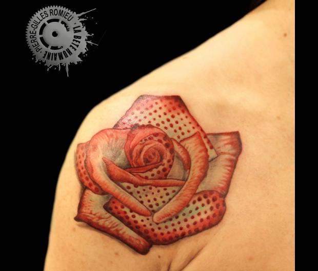 Tatouage Rose Graphicaderme