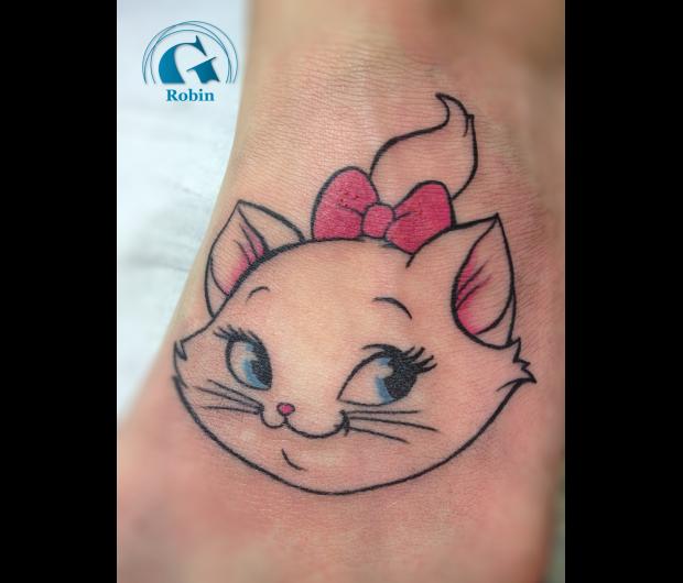 Tatouage Chat Graphicaderme