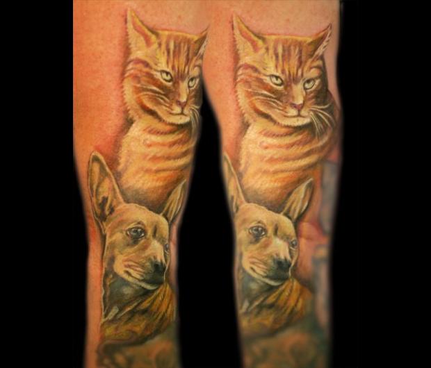 Tatouage Chat Graphicaderme