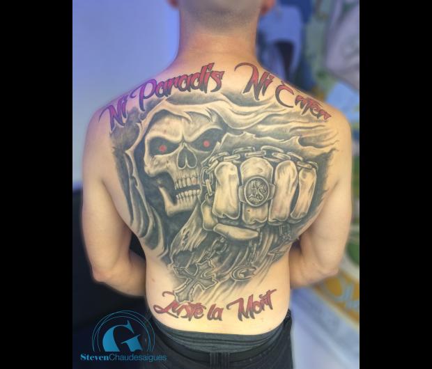 tatouage dos homme | graphicaderme