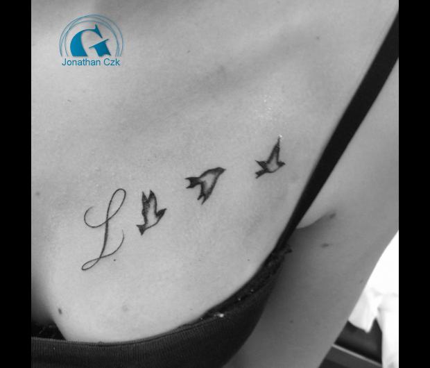 tatouage lettre | graphicaderme