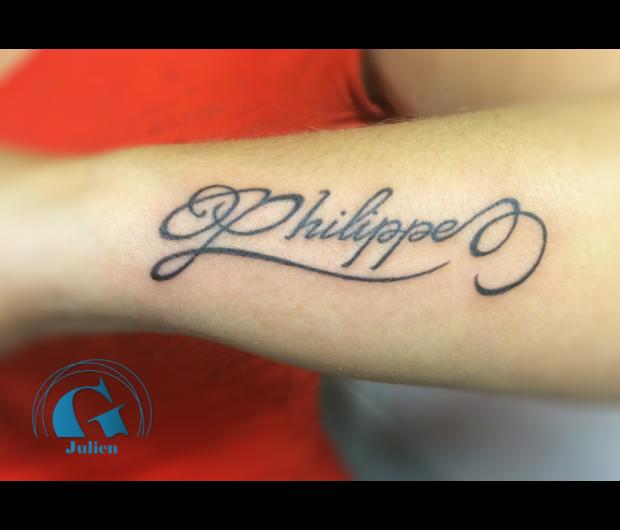 Tatouage prénom Graphicaderme