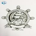 Dessin Flash Tatouage Tattoo Bateau Vaucluse