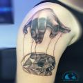 Photo Tatouage Main Crane Skull Avignon PACA