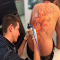 Image Tatouage Tattoo Phenix Couleur Dos Vaucluse