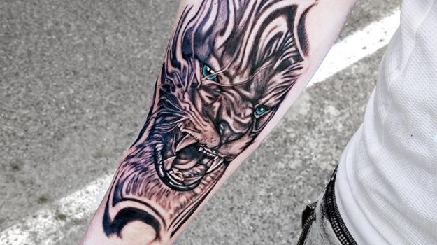 tattoo_tatouage_piercing_art_vaison_la_romaine_vaucluse_tigre_panthère_félin_peinture_bollène_nyons_buis_les_baronnies_tulette_malaucène_cavaillon_robion_coustellet_drôme_ardèche_noir_et_gris_réalisme_bras