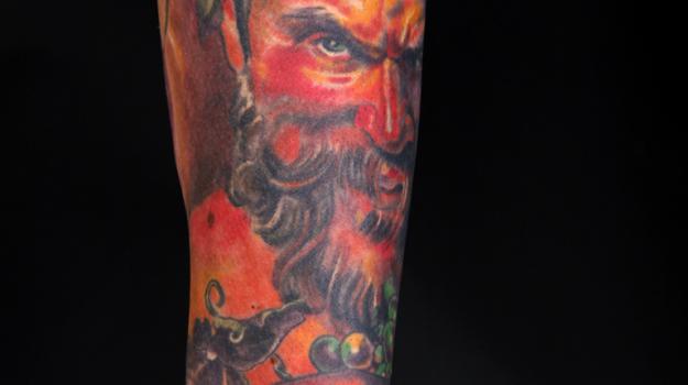 stephane-chaudesaigues-tatoueur-paris-tattoo-avignon-rubens-satyre-graphicaderme