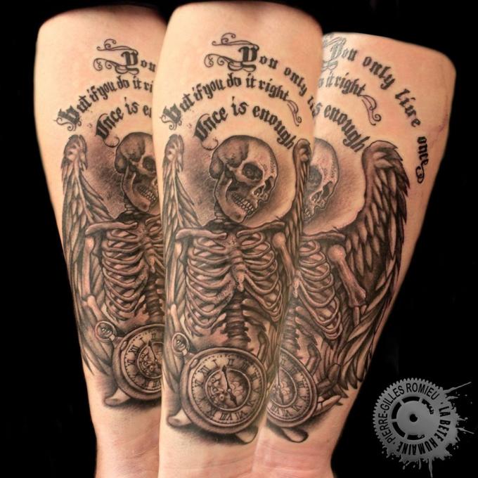 Tatouage temps Graphicaderme