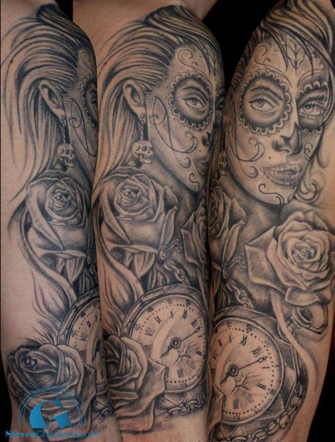 Tatouage chicano | Graphicaderme